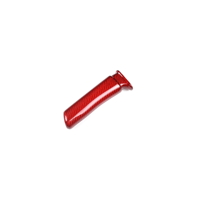 Manija de freno de mano JDMuscle [WRX 22-25 / WRX/STI 15-21 / BRZ/GR86 22-25] de fibra de carbono - Negra/Roja/Forjada 