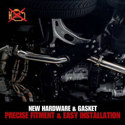 JDMuscle [WRX MT 22-25] Tubo intermedio de alto rendimiento de 3" / Tubo delantero / Tubo de bajada inferior 