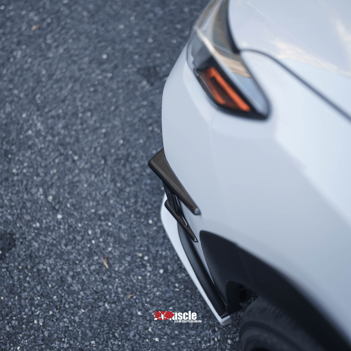 JDMuscle [22-25 WRX] Canards V2 - Paint Matched / Gloss Black / ABS