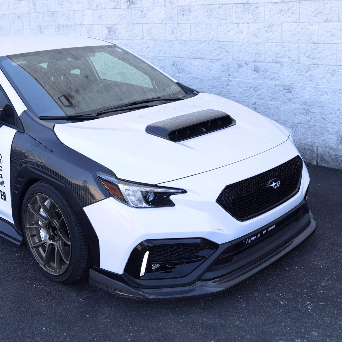 JDMuscle [22-25 WRX] Carbon Fiber CS Style Front Lip