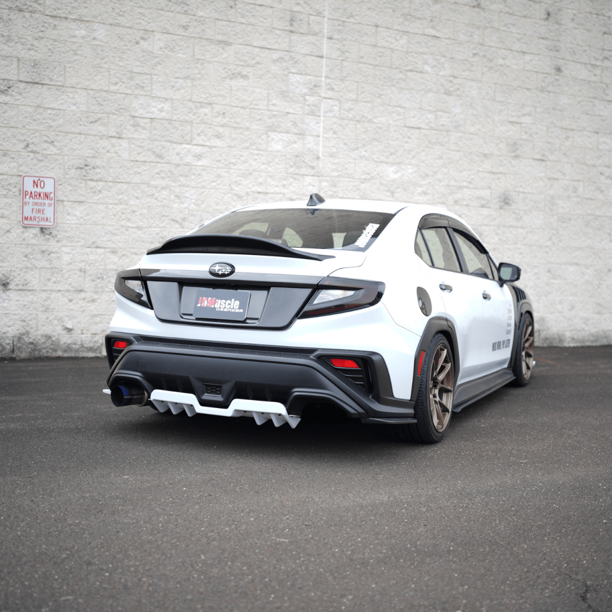 JDMuscle [22-25 WRX] Carbon Fiber Duck Bill V4