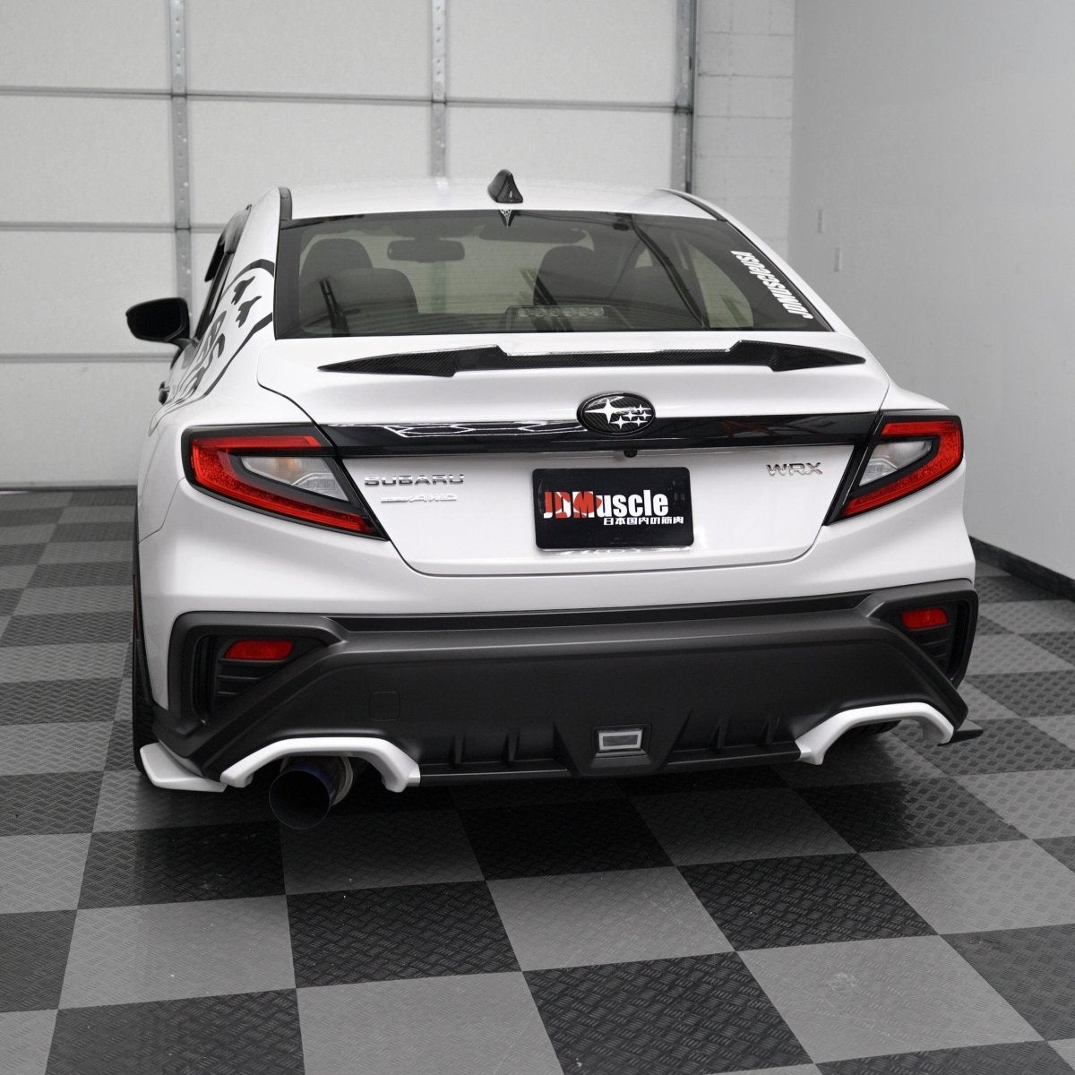 JDMuscle [WRX 22-25] V6 de fibra de carbono con pico de pato