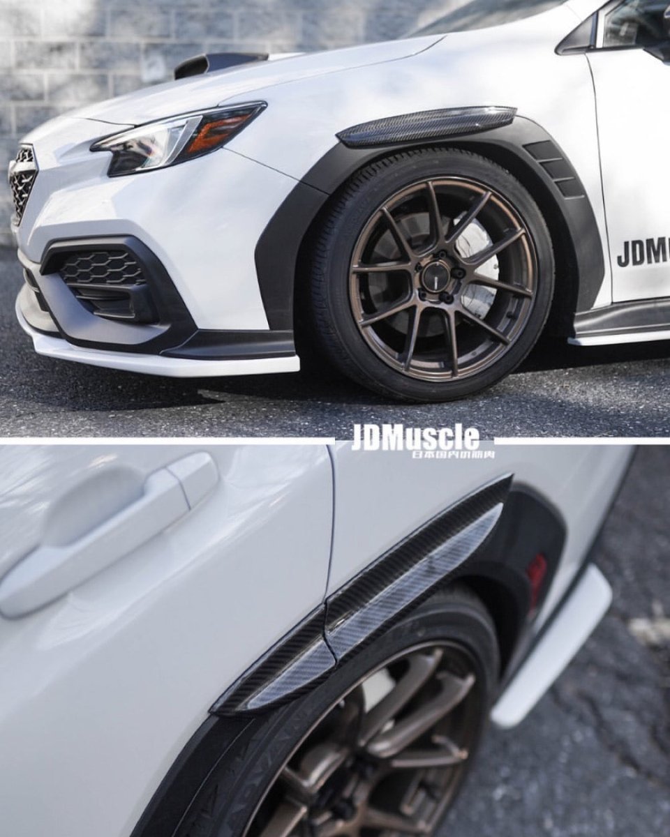 JDMuscle [WRX 22-25] Kit de guardabarros de fibra de carbono V1* LIQUIDACIÓN SIN DEVOLUCIONES