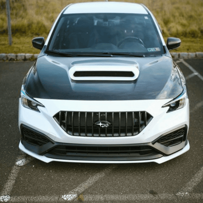JDMuscle [22-25 WRX] Carbon Fiber Front Bumper Grille - Amuga Style