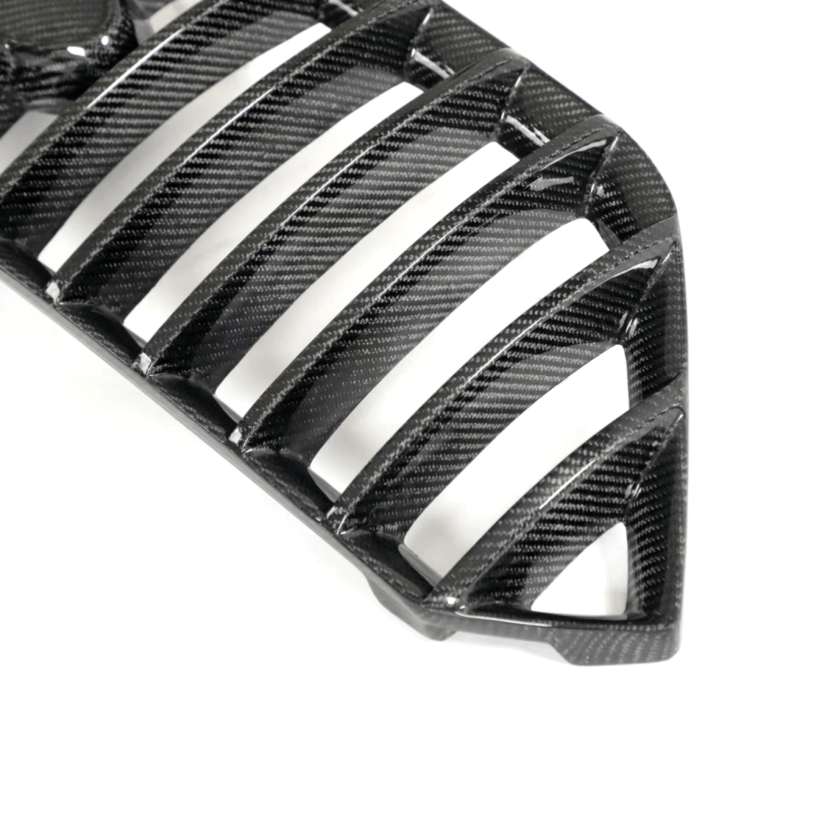 JDMuscle [22-25 WRX] Carbon Fiber Front Bumper Grille - Amuga Style