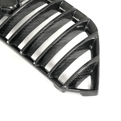 JDMuscle [22-25 WRX] Carbon Fiber Front Bumper Grille - Amuga Style