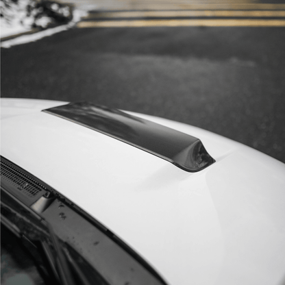 JDMuscle Carbon Fiber Hood Scoop - OE+/ Bulge Style (2022-2025 Subaru WRX)