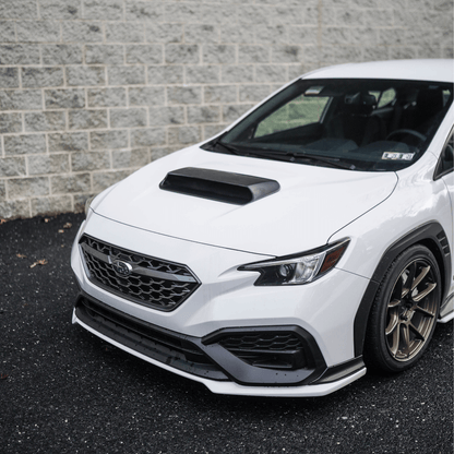 JDMuscle Carbon Fiber Hood Scoop - OE+/ Bulge Style (2022-2025 Subaru WRX)
