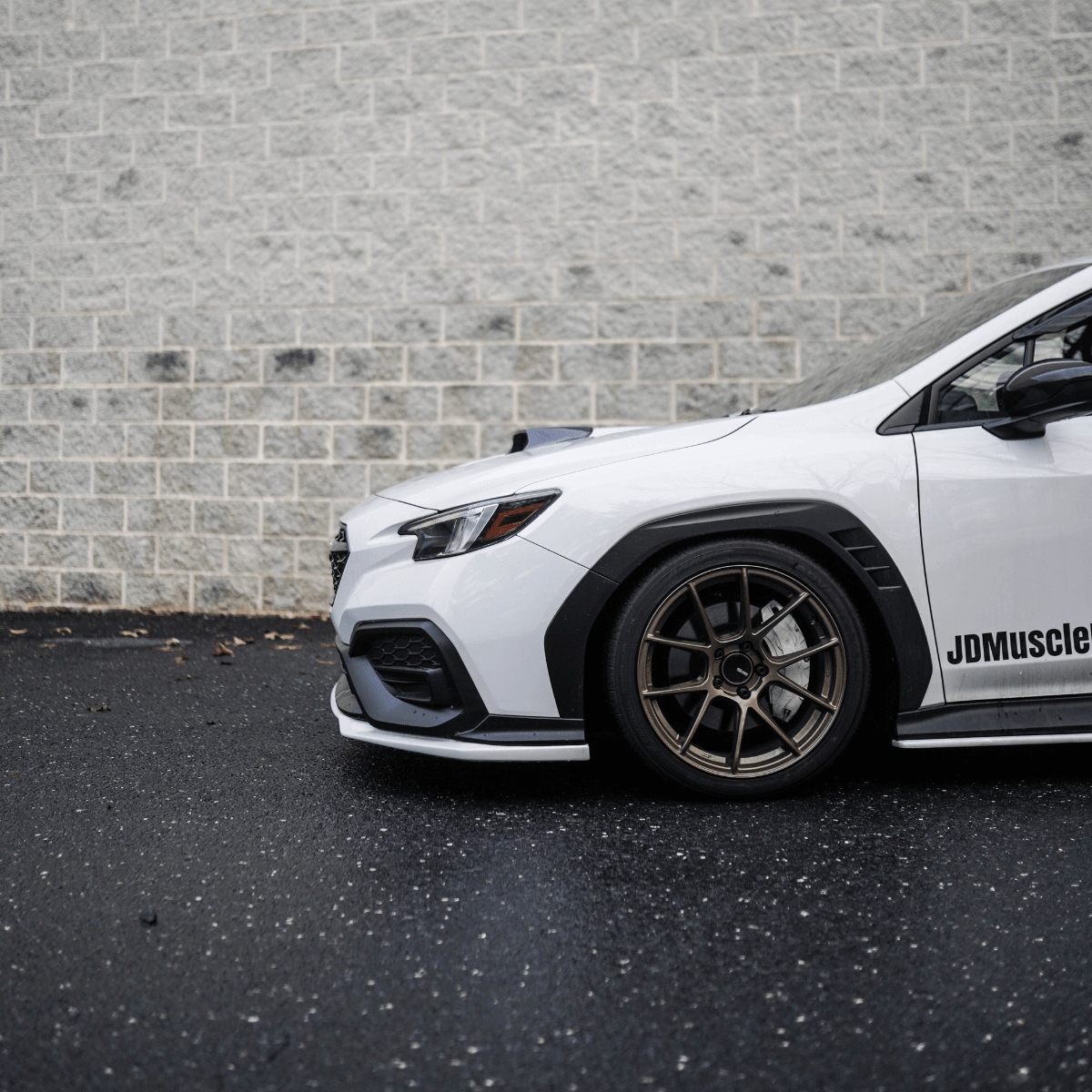 JDMuscle Carbon Fiber Hood Scoop - OE+/ Bulge Style (2022-2025 Subaru WRX)