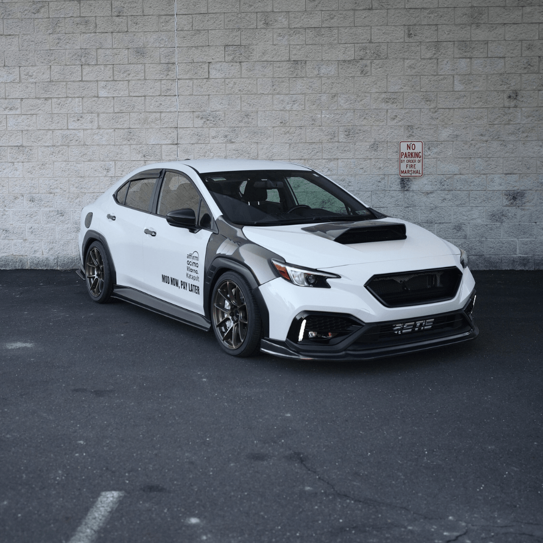JDMuscle [22-25 WRX] Carbon Fiber Hood Scoop - Rally Style V2
