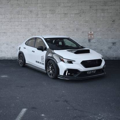 JDMuscle [22-25 WRX] Carbon Fiber Hood Scoop - Rally Style V2