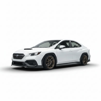 JDMuscle [WRX 22-25] Faldones traseros de fibra de carbono estilo OE+