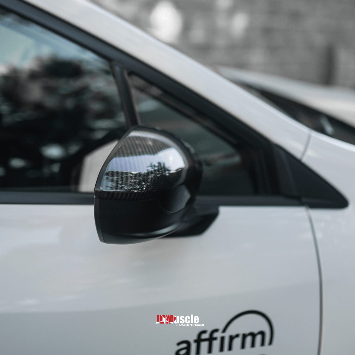 JDMuscle [22-25 WRX] Carbon Fiber Side Mirror Covers