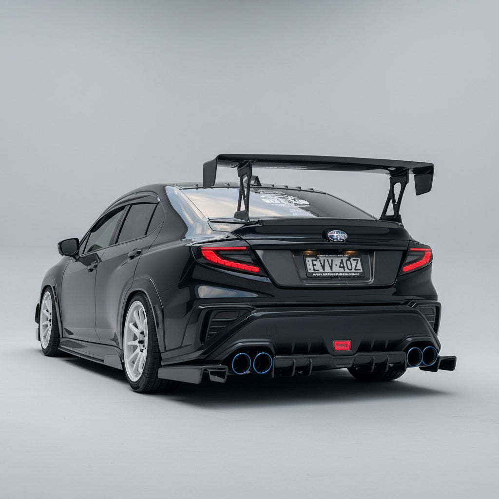 JDMuscle [22-25 WRX] Carbon Fiber V2 Rear Spats