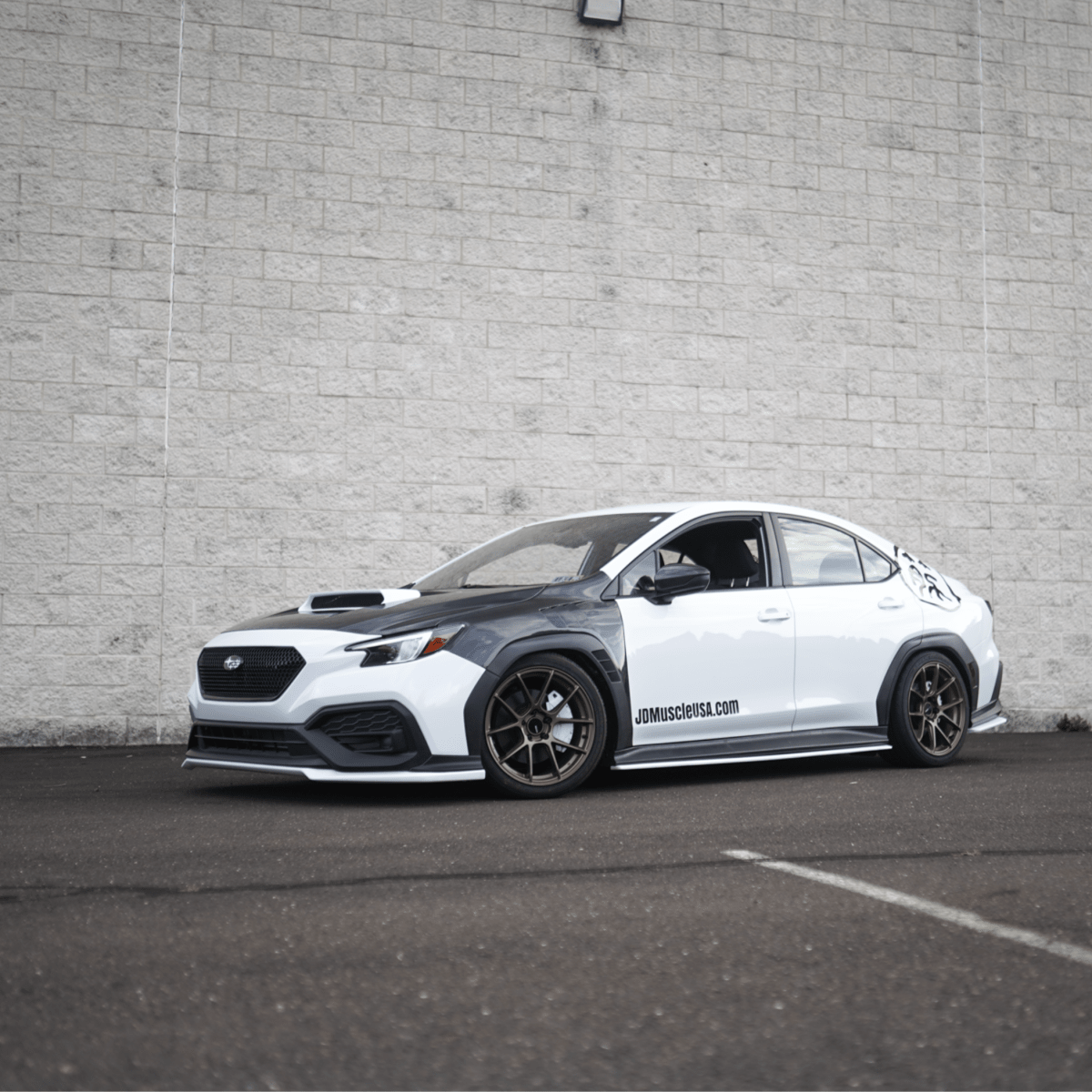 JDMuscle Carbon Fiber/FRP Vented Fenders (2022-2025 Subaru WRX)