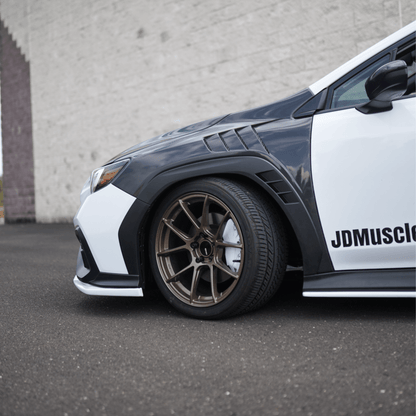 JDMuscle Carbon Fiber/FRP Vented Fenders (2022-2025 Subaru WRX)