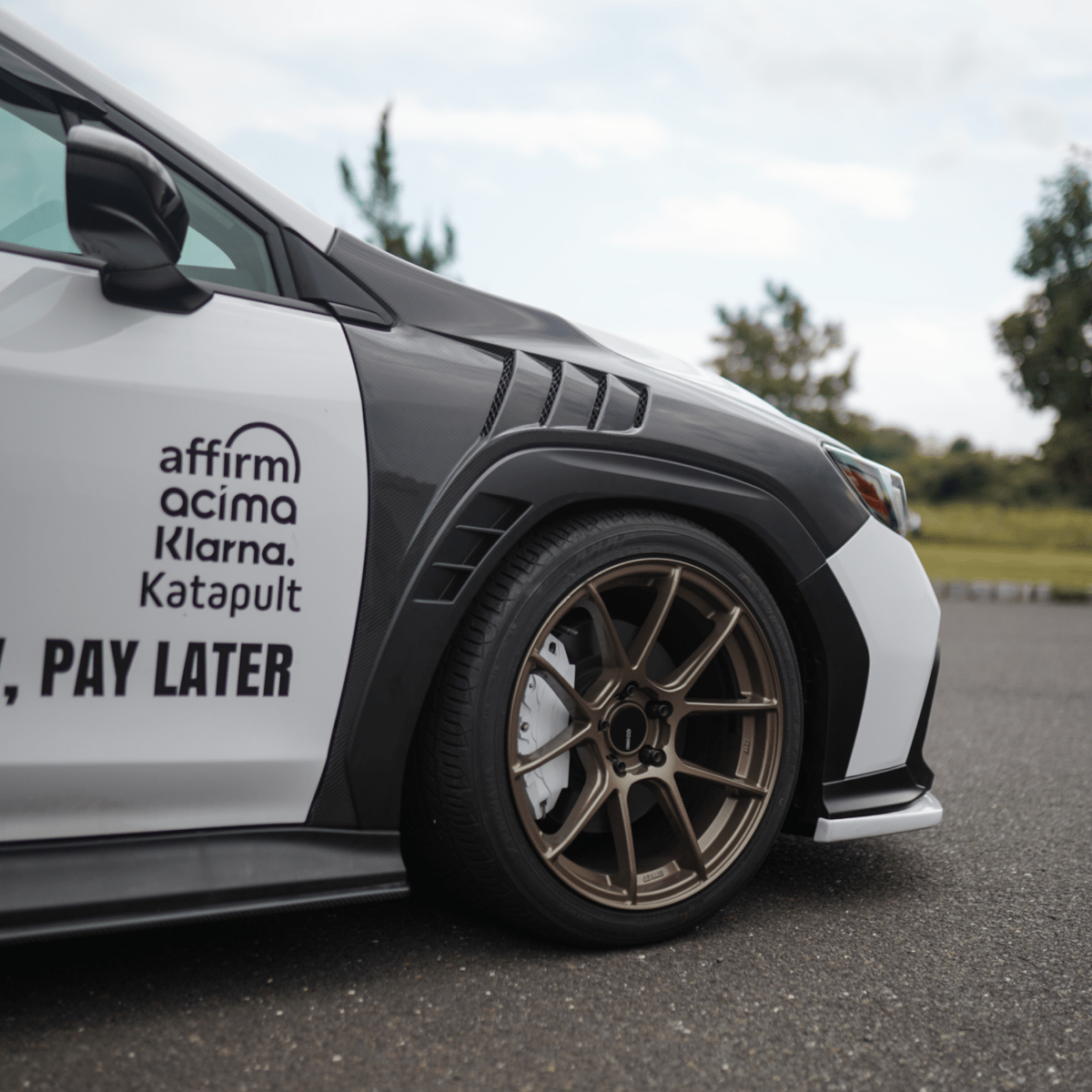 JDMuscle Carbon Fiber/FRP Vented Fenders (2022-2025 Subaru WRX)