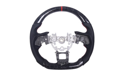 JDMuscle Carbon Steering Wheel Compatible w/ MT & CVT (2022-2025 Subaru WRX)