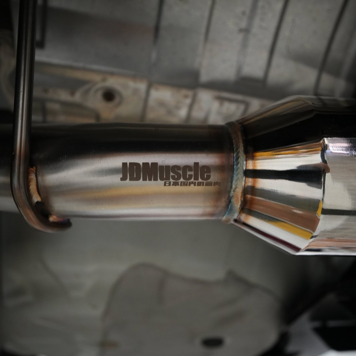 JDMuscle [22-26 WRX] Chokukan Single Exit Catback Exhaust (JDM-WRX22-CB-SS#OR)