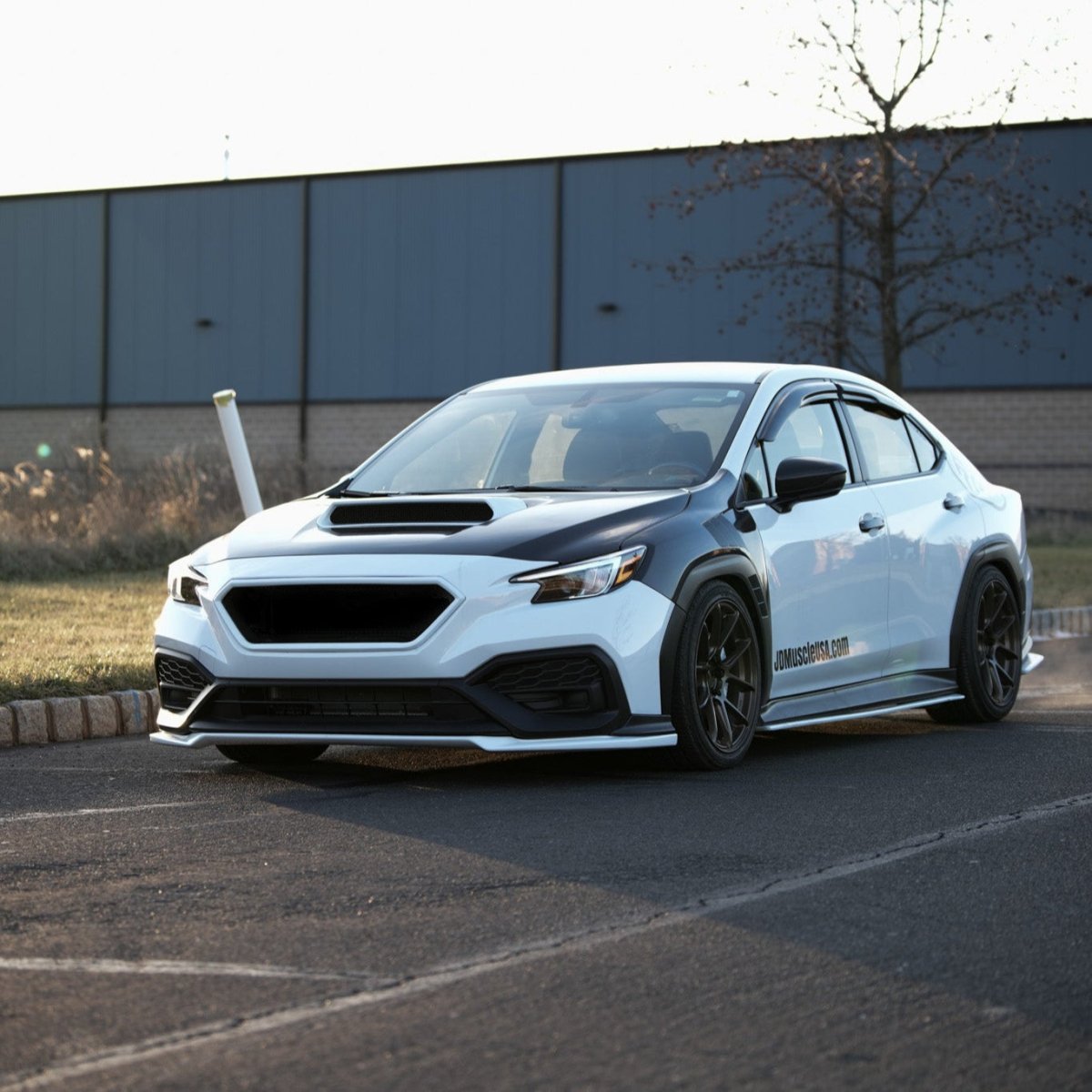 Parrilla de parachoques delantero JDMuscle CS Style V1 - Color negro brillante (WRX 2022-2025) 