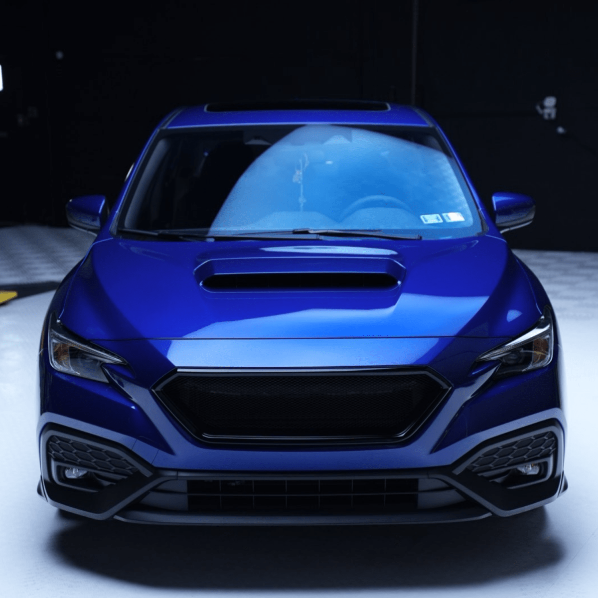 Parrilla de parachoques delantero JDMuscle CS Style V1 - Color negro brillante (WRX 2022-2025) 