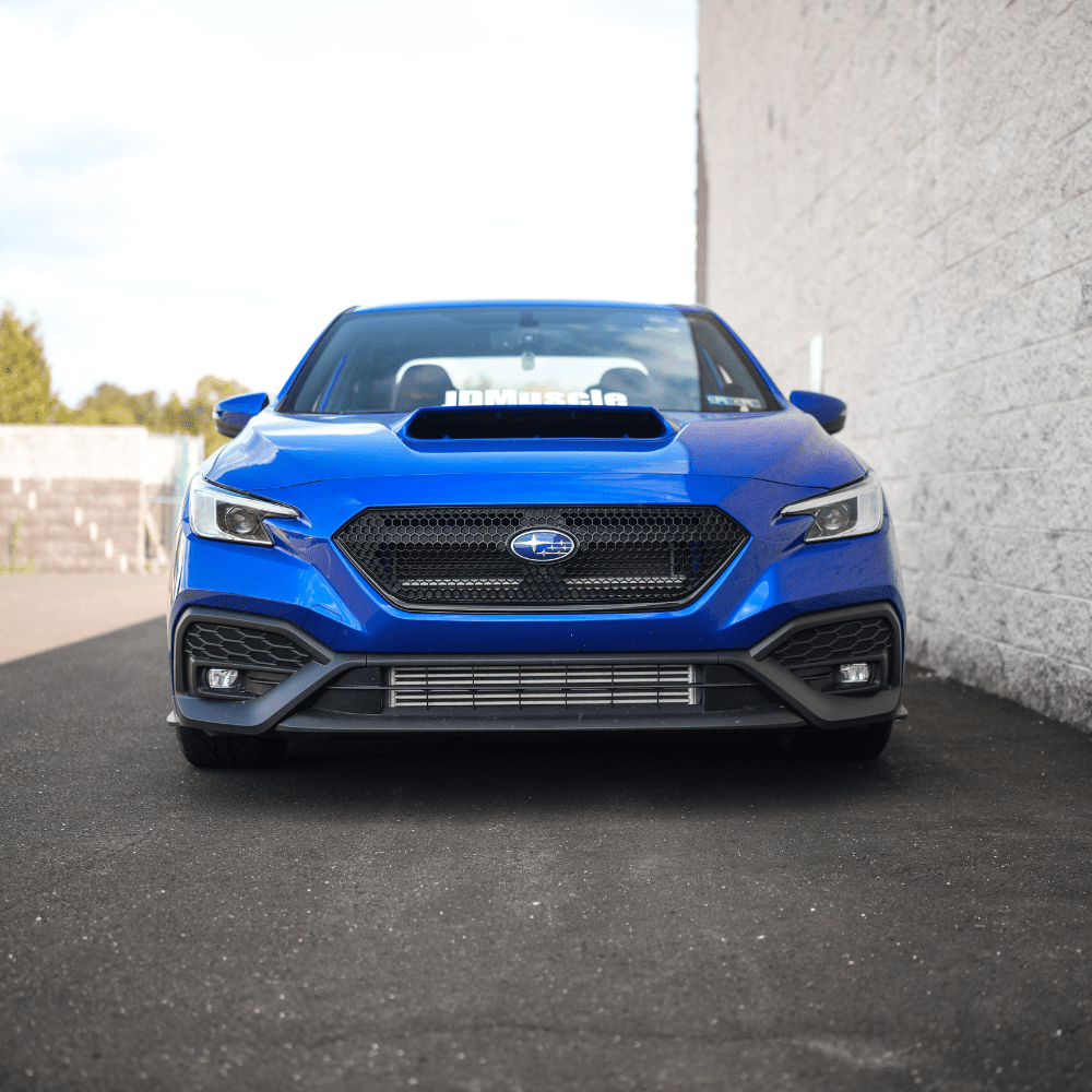 JDMuscle [22-25 WRX] OEM Style Sport Grille w/ Integrated Emblem Mount and Optional Painted Stripe