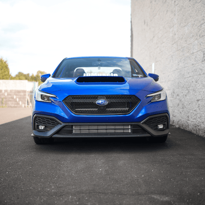 JDMuscle [22-25 WRX] Oversized Hood Scoop V1 - Gloss Black / Paint Matched / Carbon Fiber - Bulge Style