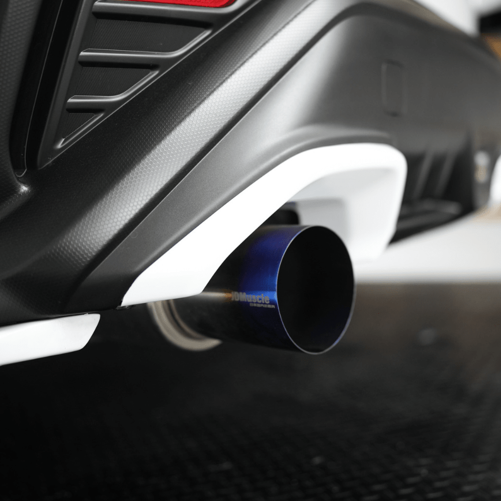 JDMuscle [22-25 WRX] Paint Matched Exhaust Finisher Trim Replacements