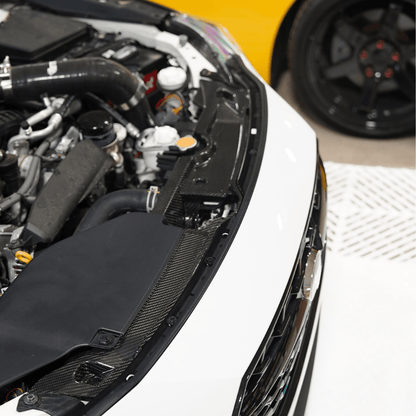 JDMuscle Pre-Preg Carbon Fiber Radiator Shroud | 2022-2026 Subaru WRX