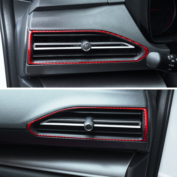 JDMuscle P&S Series Carbon Fiber AC Trim Covers 4 PC (2022-2025 Subaru WRX)