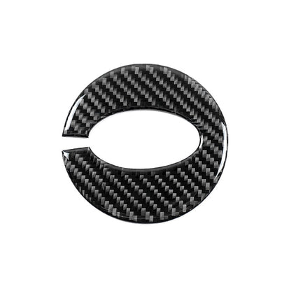 JDMuscle [22-25 WRX] P&S Series Carbon Fiber Airbag Trim Cover | Black Carbon Fiber/ Red Carbon Fiber