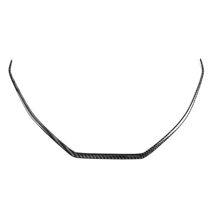 Moldura del marco de la consola central de fibra de carbono JDMuscle [WRX 22-25] Serie P&amp;S | Fibra de carbono negra/fibra de carbono roja