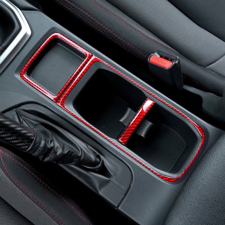 JDMuscle [WRX 22-25] Moldura interior de portavasos de fibra de carbono