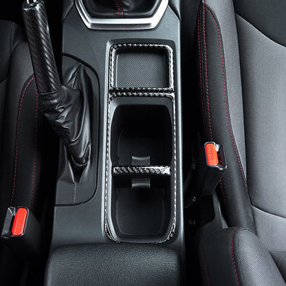 JDMuscle [WRX 22-25] Moldura interior de portavasos de fibra de carbono