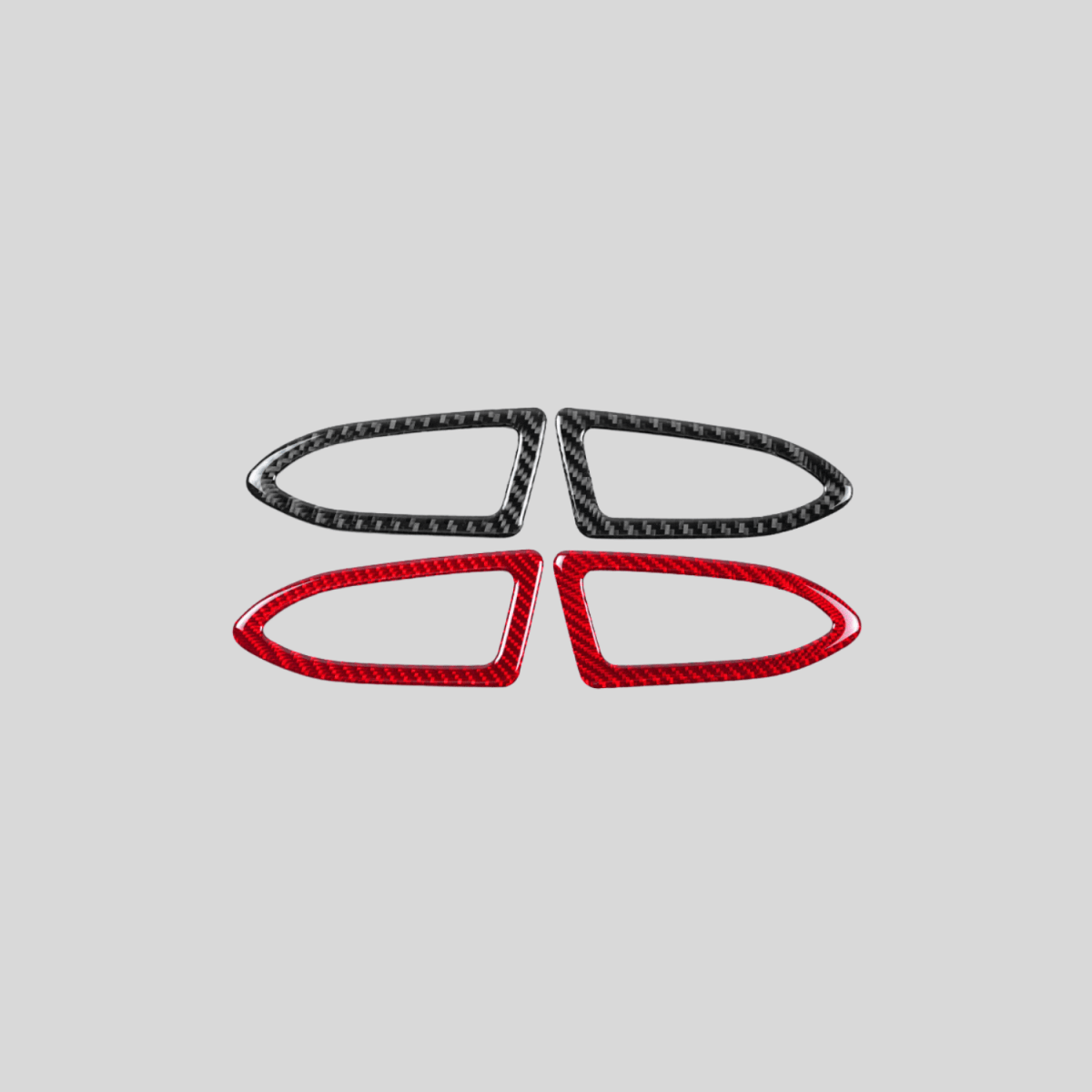 JDMuscle [22-25 WRX] Carbon Fiber Dash AC Trim 2 PC
