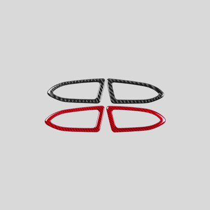 JDMuscle [22-25 WRX] Carbon Fiber Dash AC Trim 2 PC