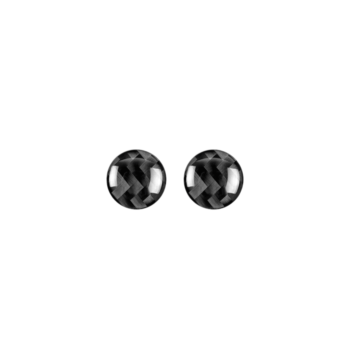 JDMuscle [WRX 22-25] Cubiertas para botones de volumen y sintonización de infoentretenimiento de la serie P&amp;S en fibra de carbono (2 piezas) | Fibra de carbono negra/fibra de carbono roja