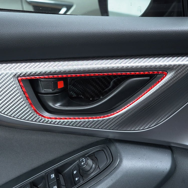 JDMuscle [22-25 WRX] Carbon Fiber Interior Door Handle Frame Covers 4 PC