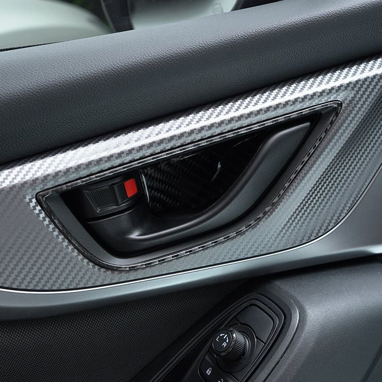 JDMuscle [22-25 WRX] Carbon Fiber Interior Door Handle Frame Covers 4 PC