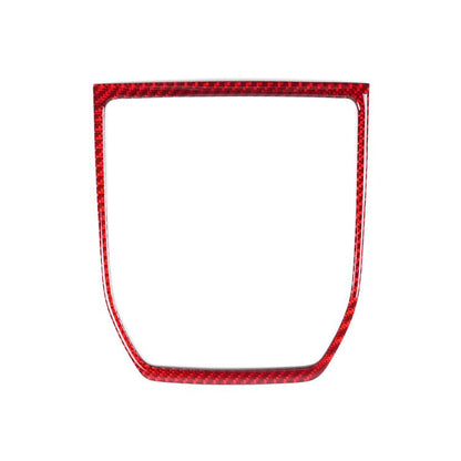JDMuscle [Moldura de palanca de cambios MT de fibra de carbono para WRX 22-25 | Fibra de carbono negra/fibra de carbono roja]