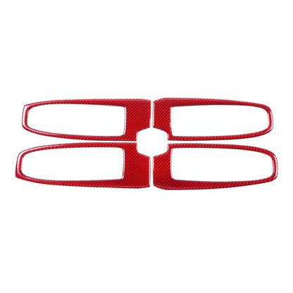 JDMuscle [22-25 WRX] Carbon Fiber Window Switch Trim Covers 4 PC