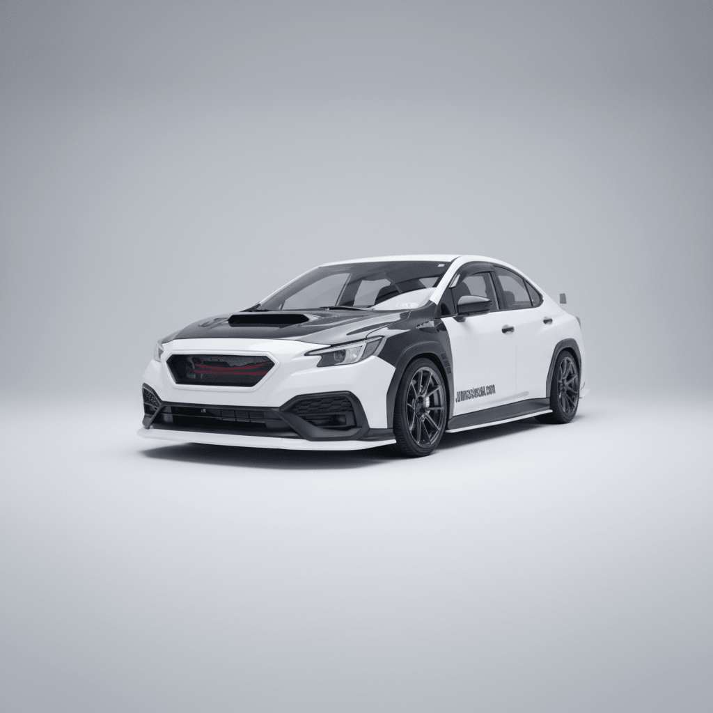 JDMuscle 3-Piece Front Lip V1 (2022-2025 Subaru WRX)
