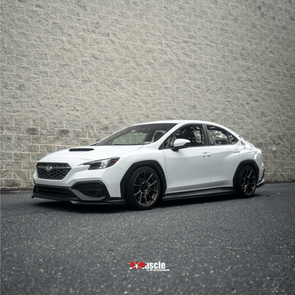 JDMuscle Tanso Carbon Fiber Front Lip OE+ Style (2022-2025 Subaru WRX)