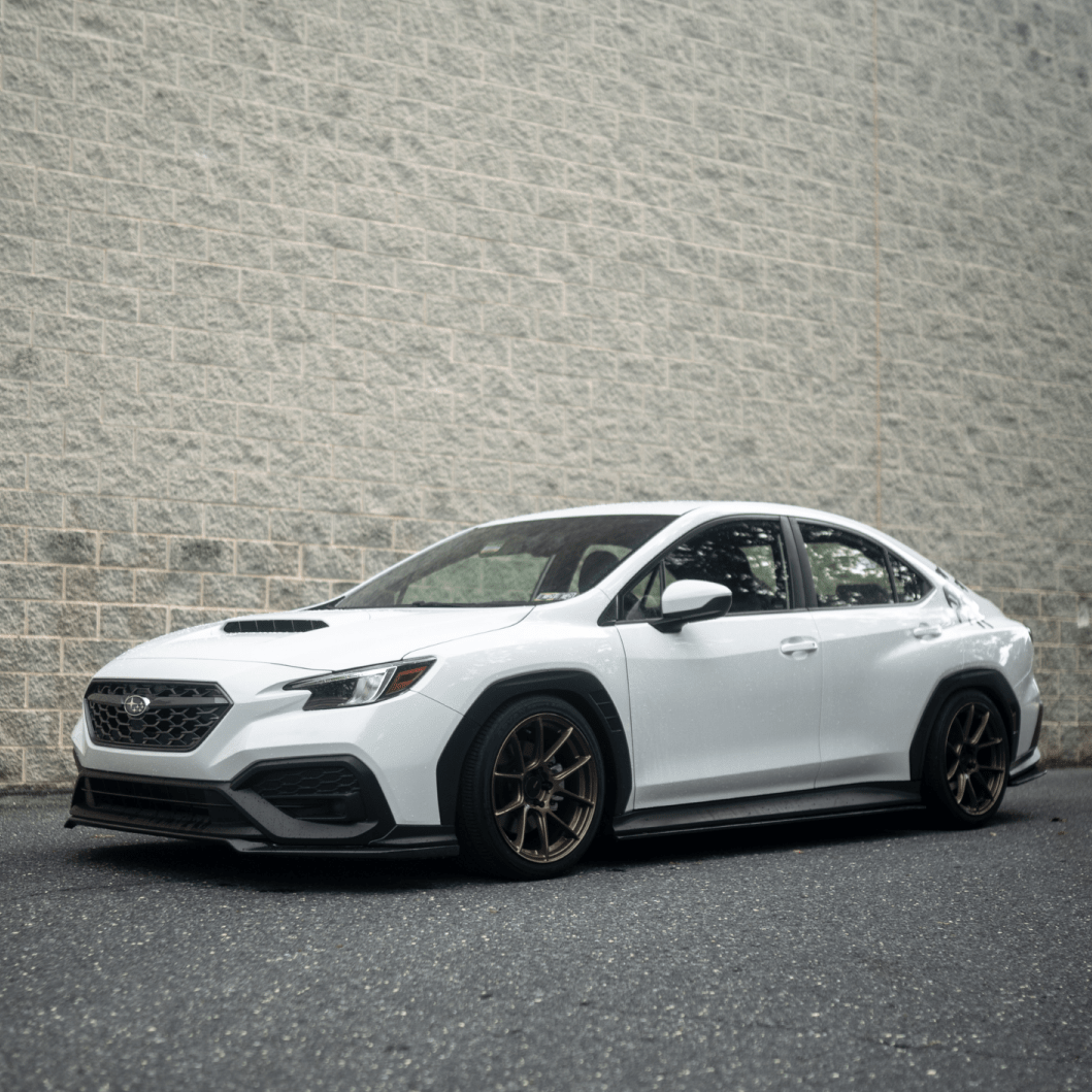 JDMuscle Tanso Carbon Fiber Front Lip OE+ Style (2022-2025 Subaru WRX)