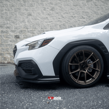 JDMuscle Tanso Carbon Fiber Front Lip OE+ Style (2022-2025 Subaru WRX)