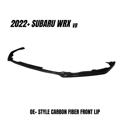 JDMuscle Tanso Carbon Fiber Front Lip OE+ Style (2022-2025 Subaru WRX)