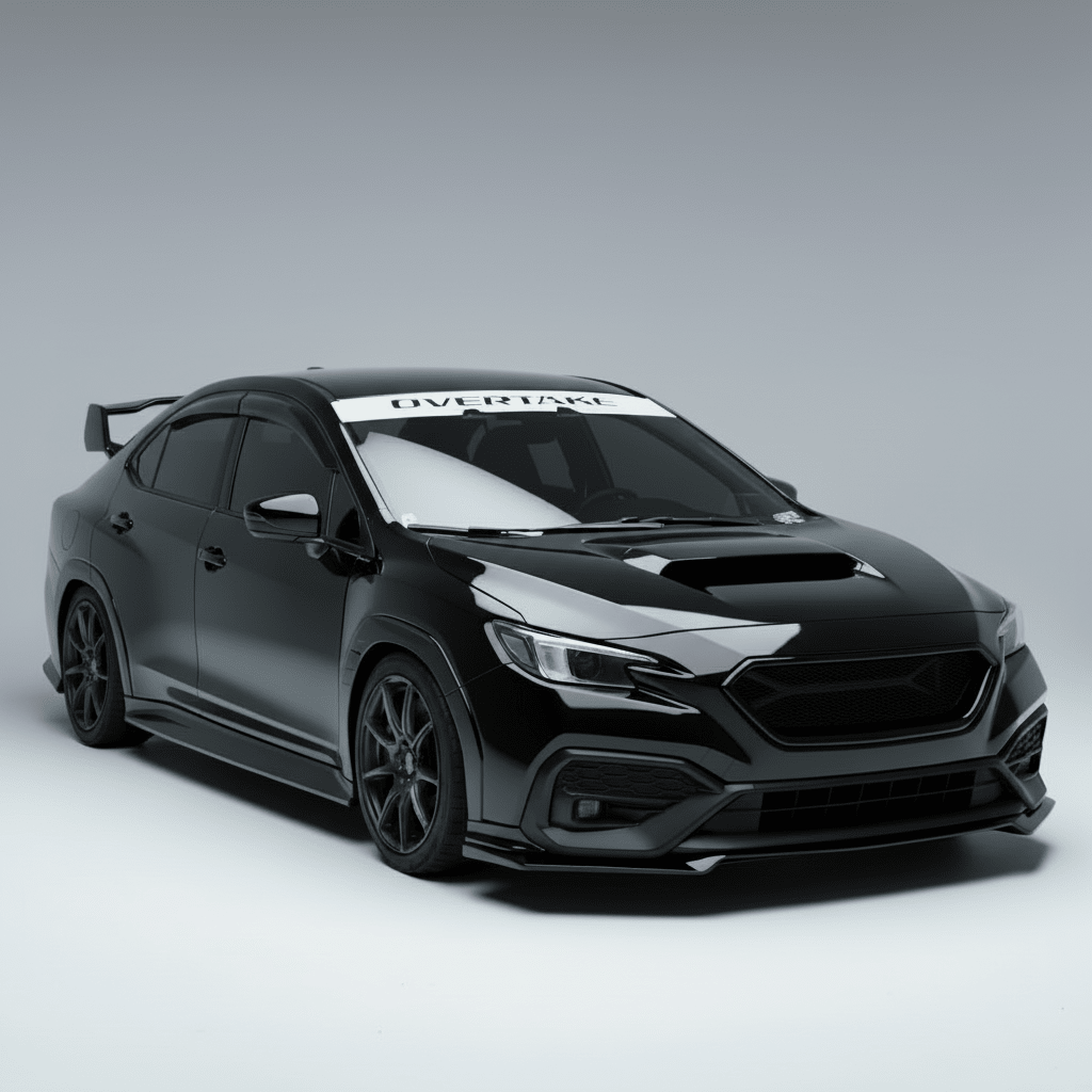 JDMuscle [22-25 WRX] Front Lip | OE+ Style Paint Matched / Gloss Black