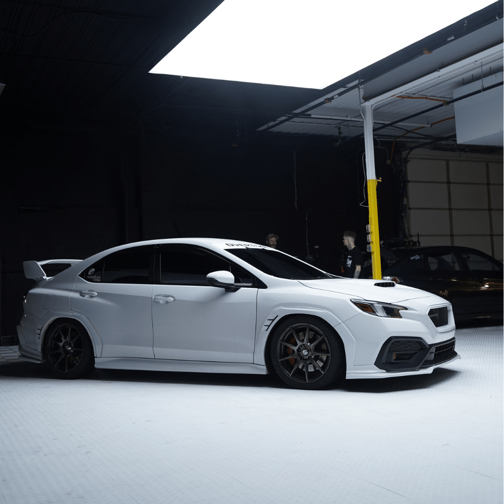 JDMuscle [22-25 WRX] Front Lip | OE+ Style Paint Matched / Gloss Black