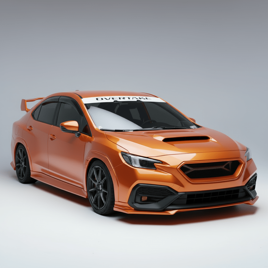 JDMuscle [22-25 WRX] Front Lip | OE+ Style Paint Matched / Gloss Black