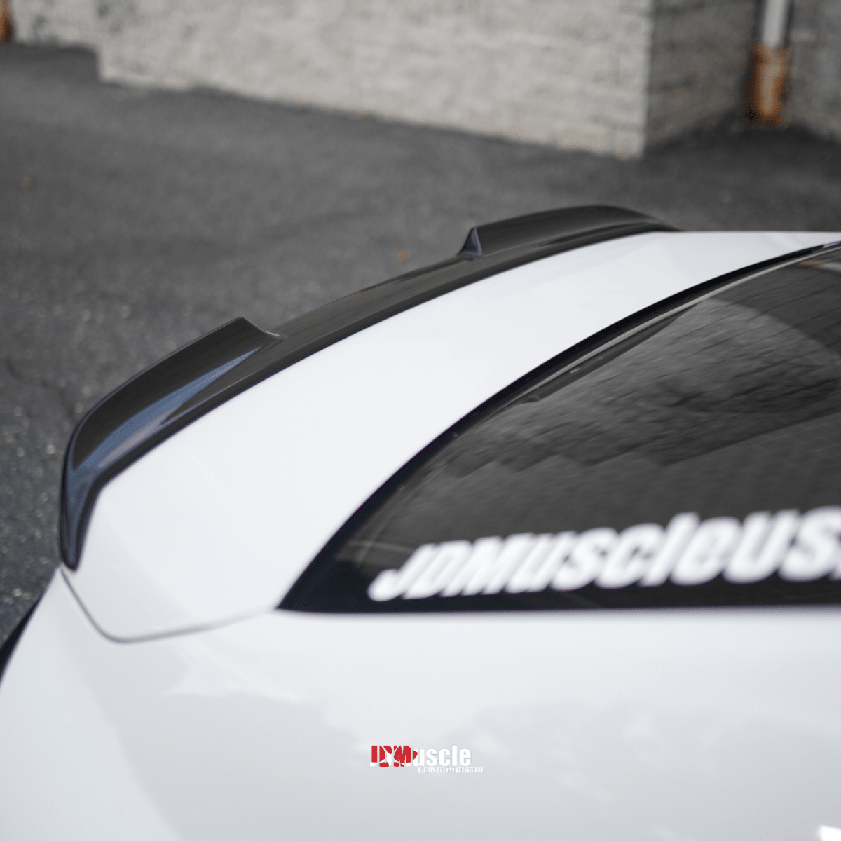 JDMuscle [22-25 WRX] STI Style Duck Bill Spoiler-Paint Matched/Gloss Black
